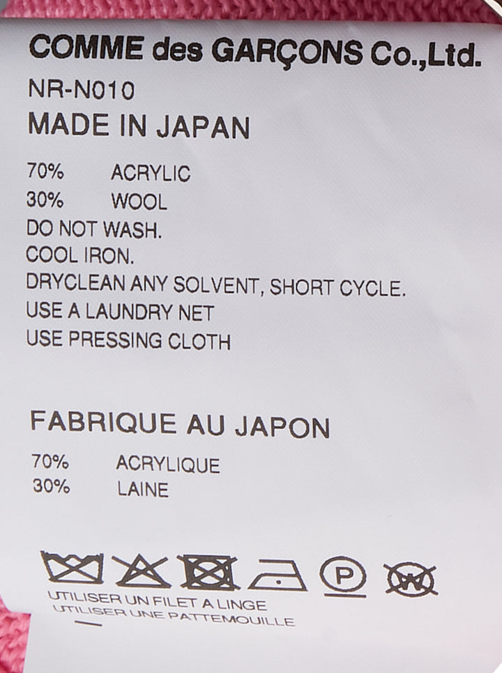 COMME des GARCONS GIRL Long Sleeve Unicorn Appliqué Knit Top - view 3