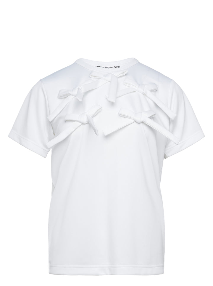 COMME des GARCONS GIRL Ribbon Bow Detail Tee