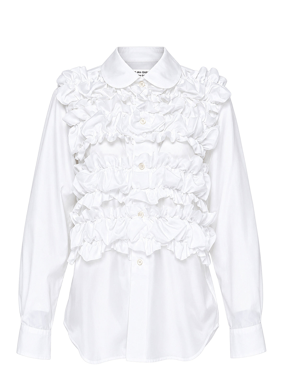 COMME des GARCONS COMME des GARCONS Ruffled Bib Front Blouse