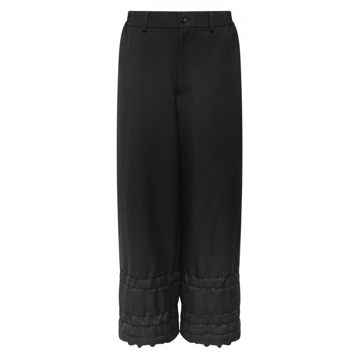 Wide Leg Layered Ruffle Pants