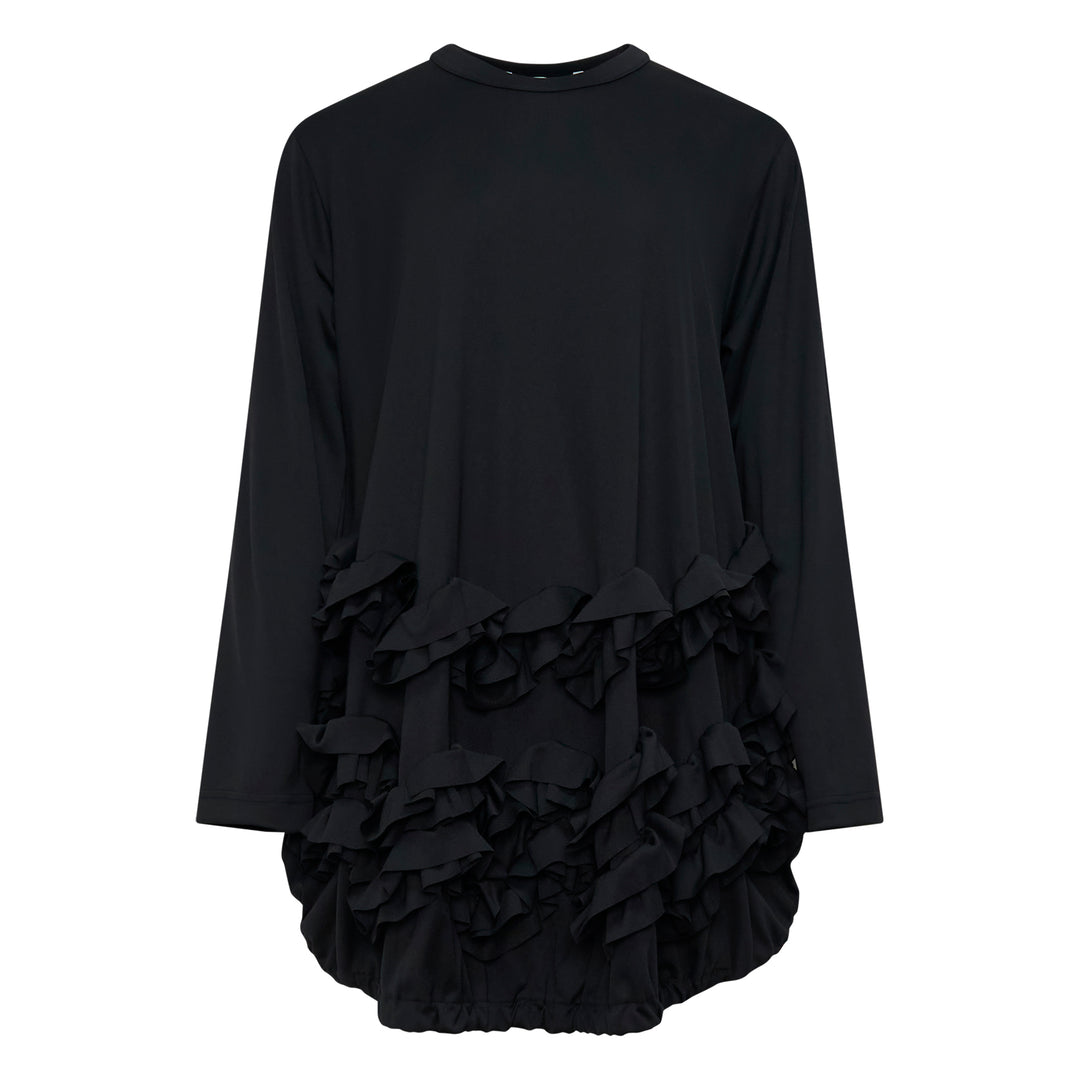 Draped Gathered Layer Top