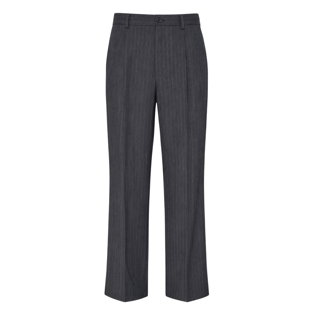 Wool Dobby Stripe Pants