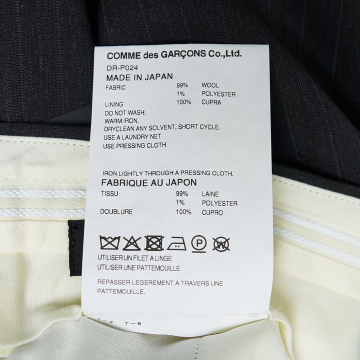 Wool Dobby Stripe Pants
