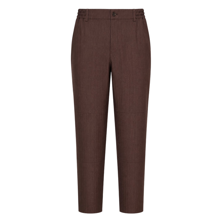 Wool Mini Herringbone Pants