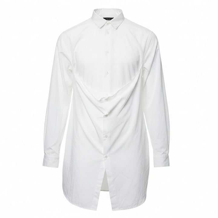 COMME des GARCONS HOMME PLUS Long Sleeve Draped Shirt