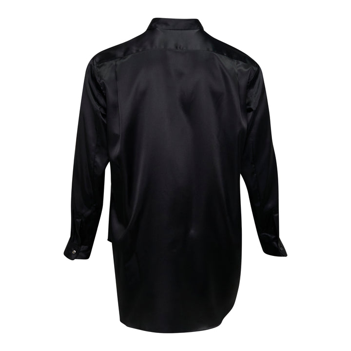 Polyester Satin Long Sleeve Shirt