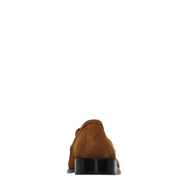 Creased Toe Suede Loafer