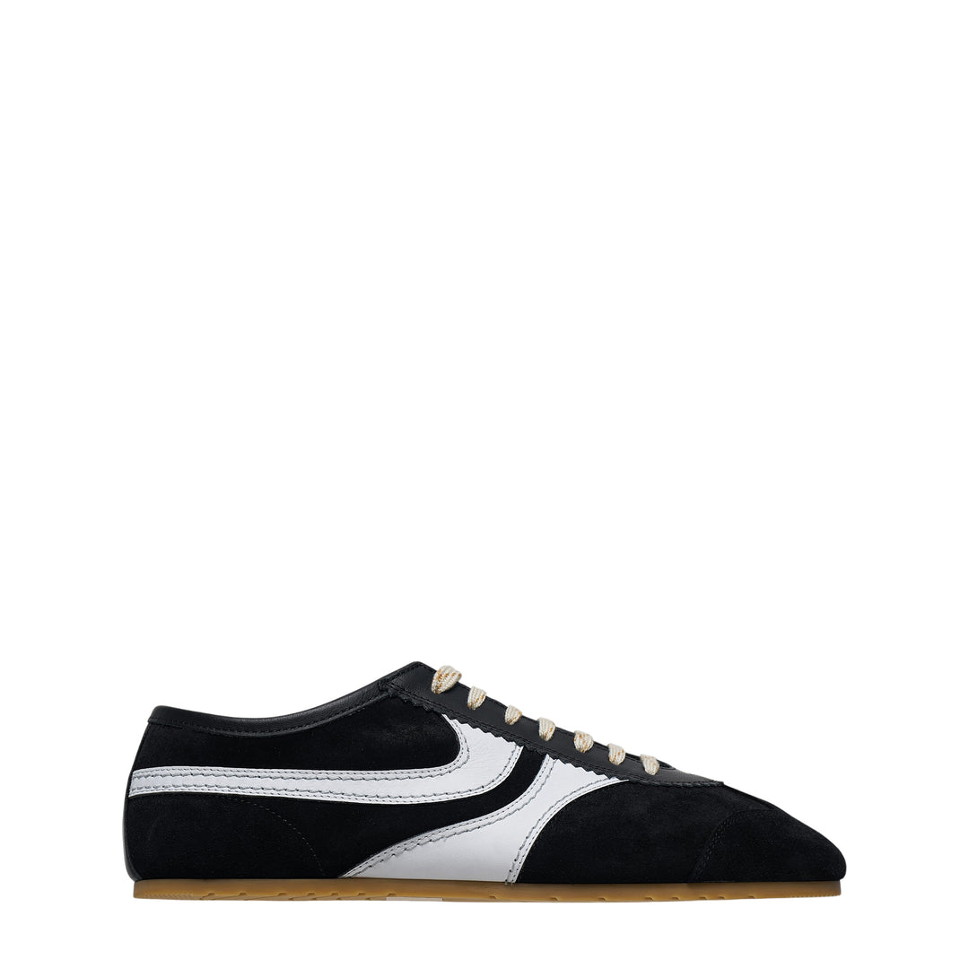 Slim Suede and Nappa Sneaker