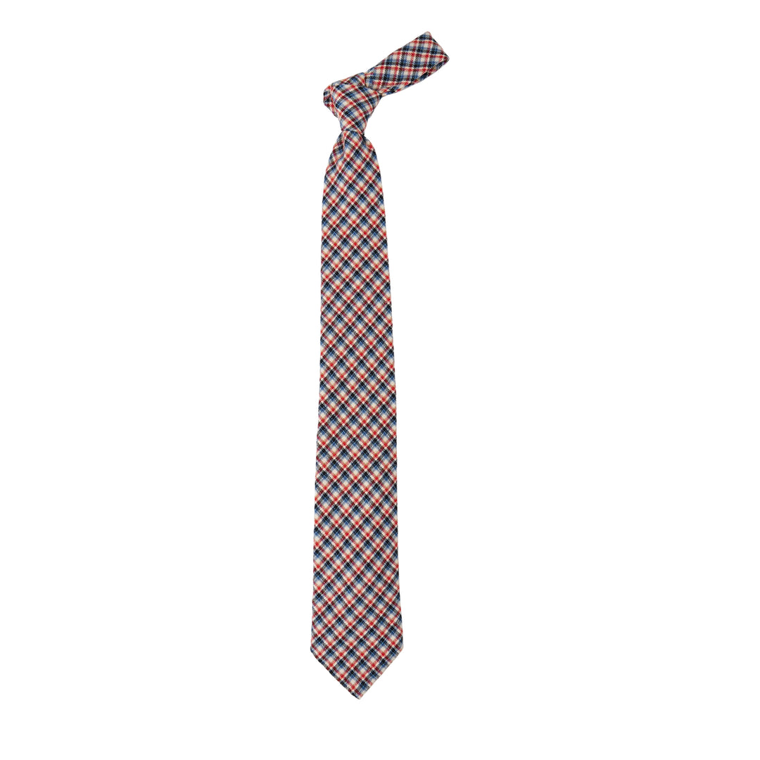 Flannel Check Cotton Tie