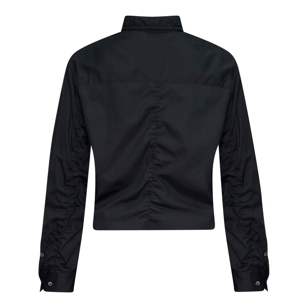 Cropped U Logo Blouse