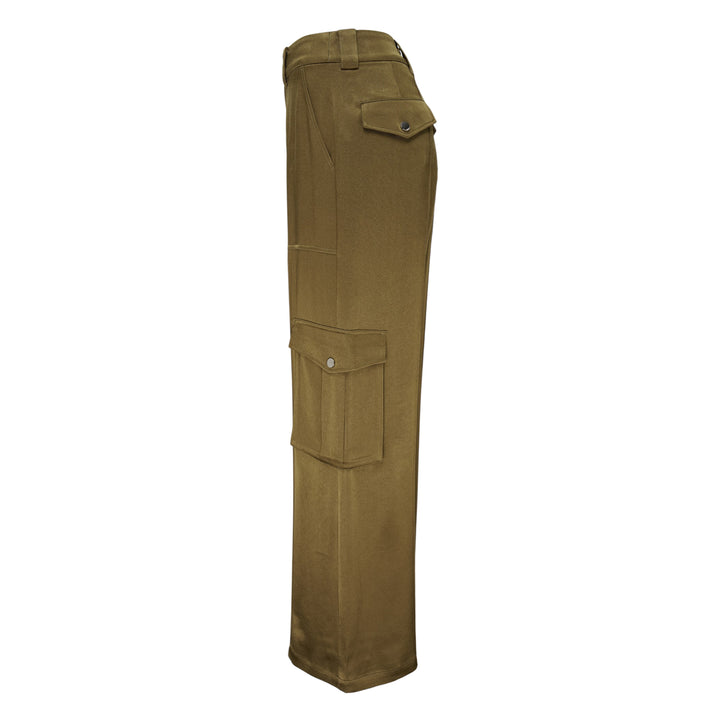 Celeste Crepe Acetate Cargo Pants
