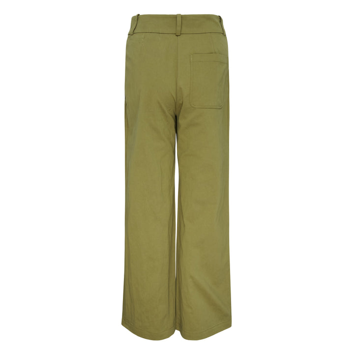 Adele Wide-Leg Nylon Cotton Pants