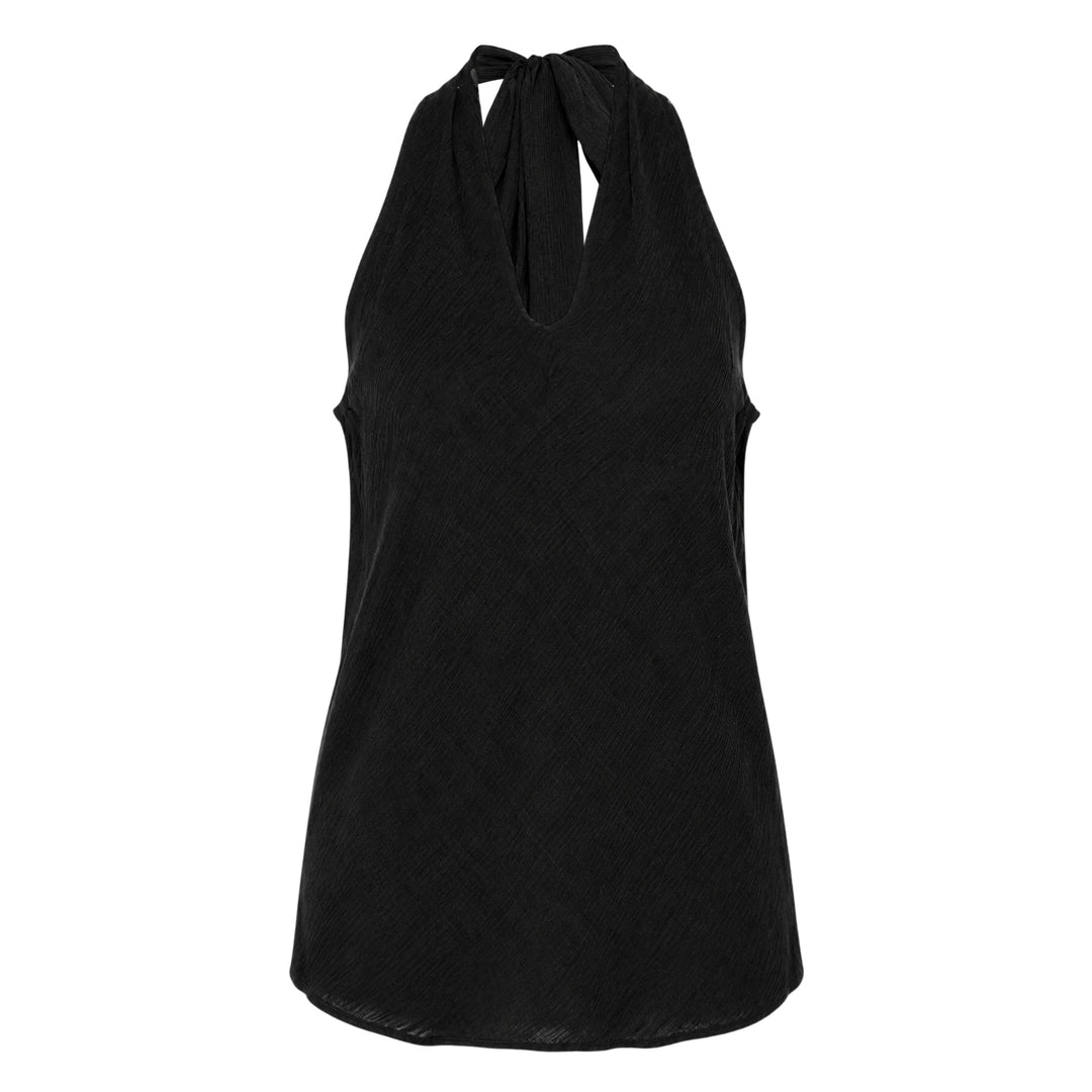Winkle Silk Mix Halter Top