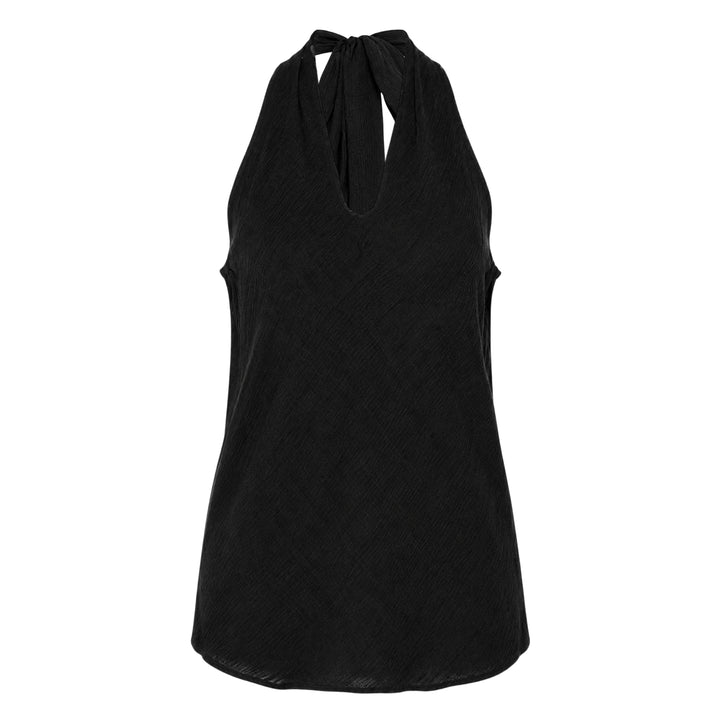 Winkle Silk Mix Halter Top