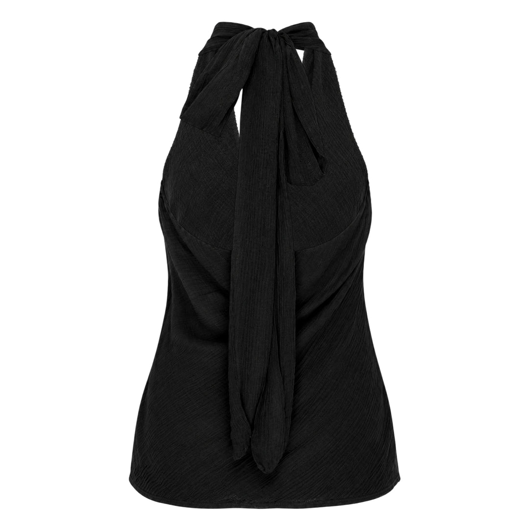 Winkle Silk Mix Halter Top