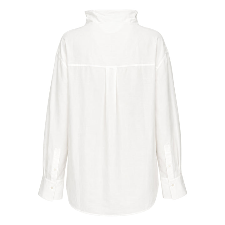 Sheer Button-Up Blouse