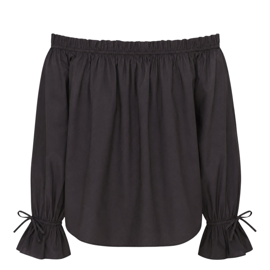 Structure Cotton Off-Shoulder Top