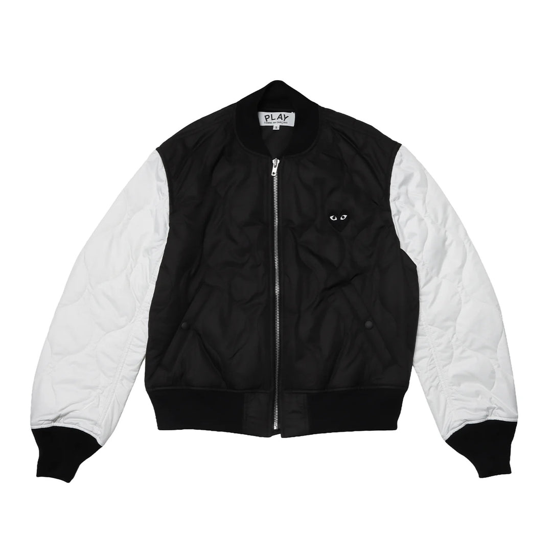 Black Emblem Bomber Jacket