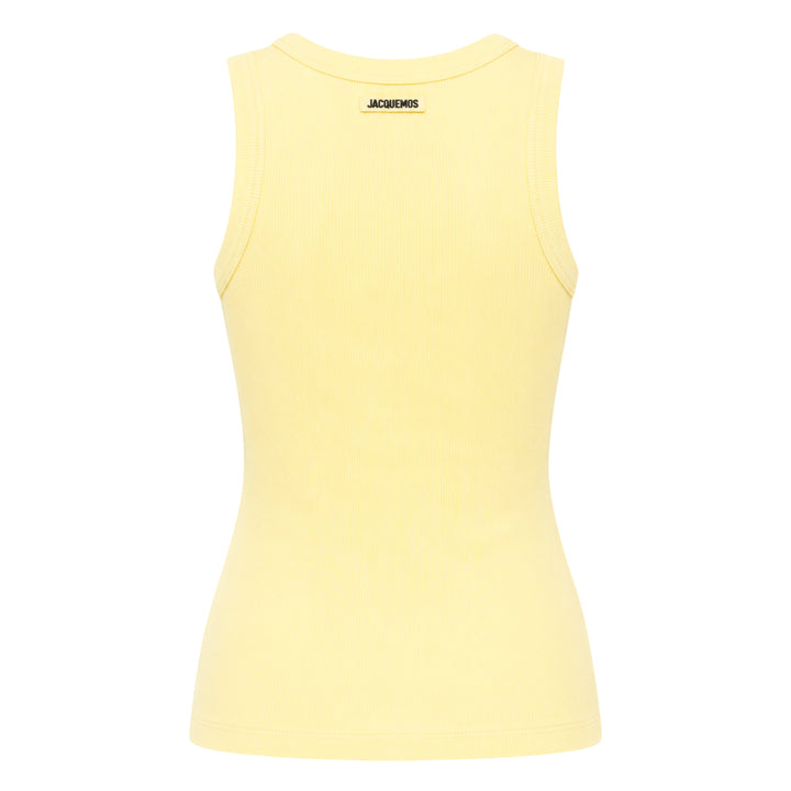 JACQUEMUS Gros Grain Jersey Tank Top - view 2