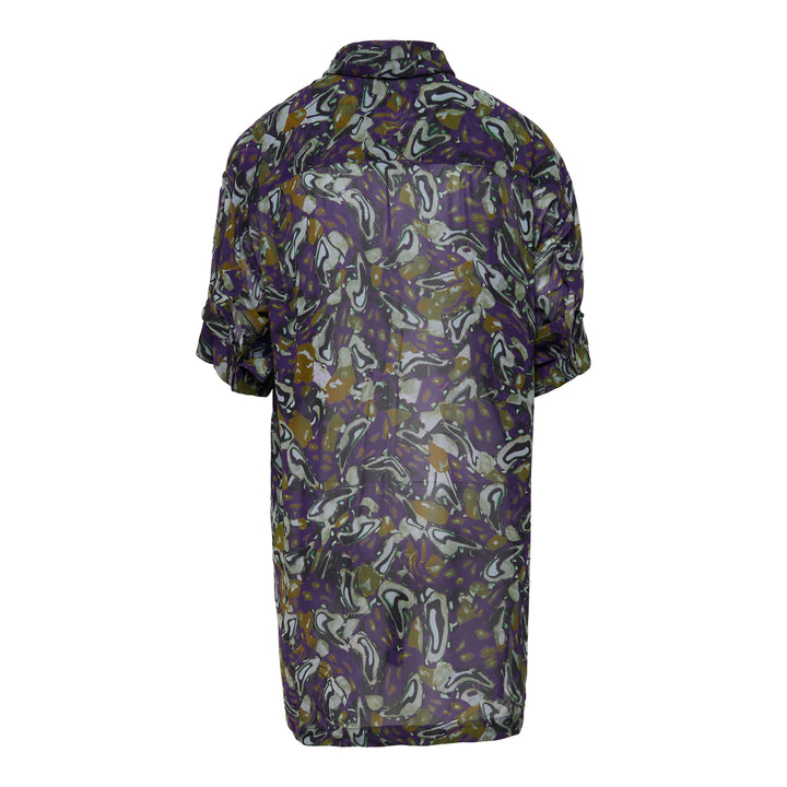 Loose Fit Short Sleeve Blouse