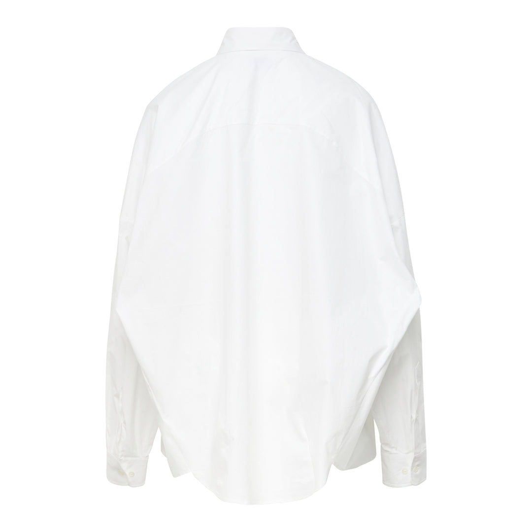Embellished Oversized Cocoon Shirt