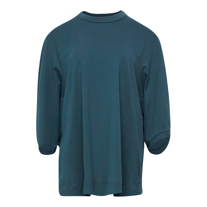 Loose Fit Cropped Sleeve Top