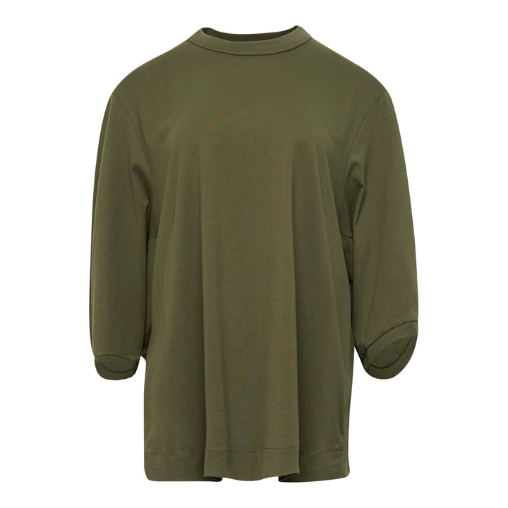 Loose Fit Cropped Sleeve Top