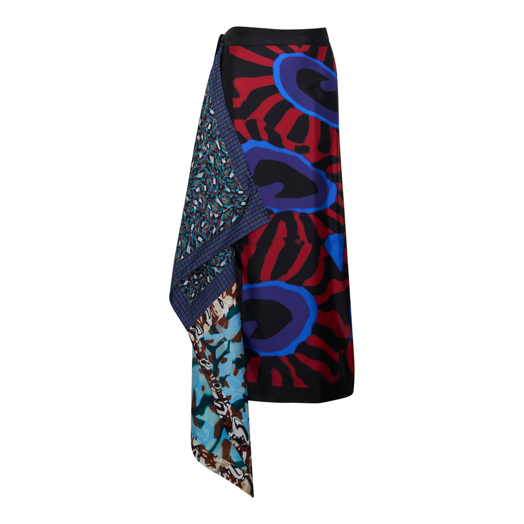 Long Wrap Scarf Skirt