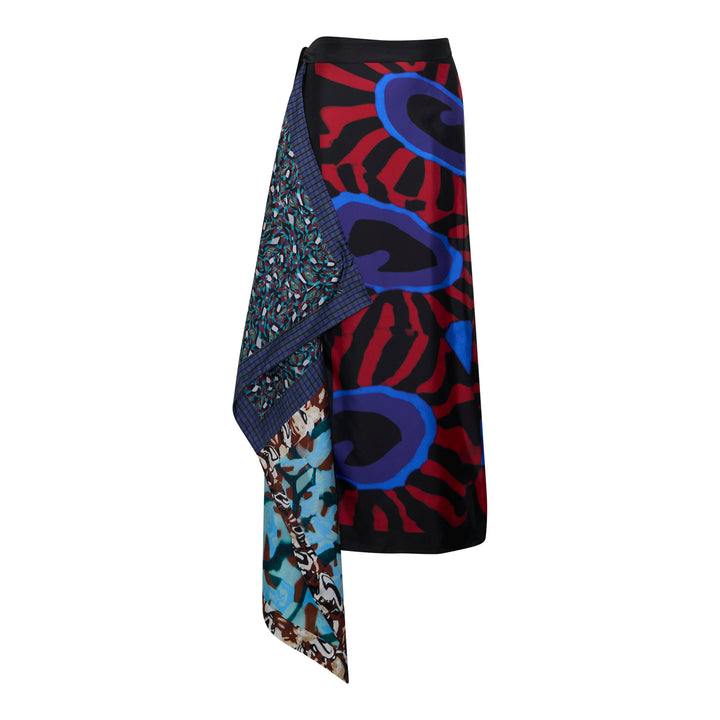Long Wrap Scarf Skirt