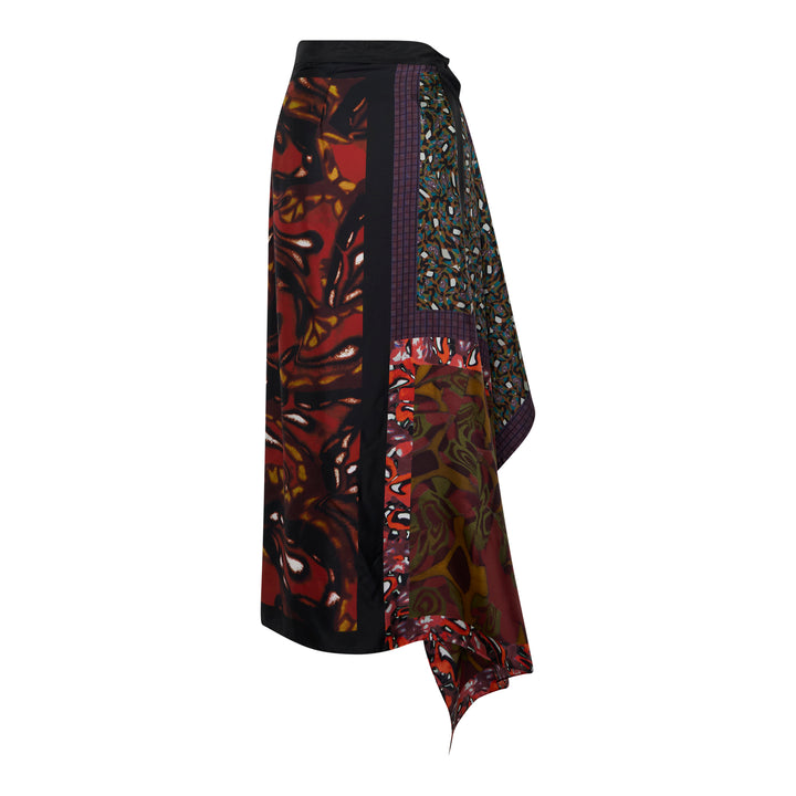 Long Wrap Scarf Skirt