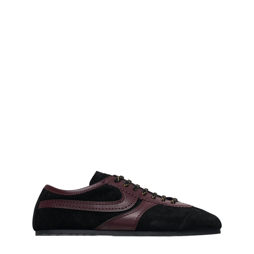 Slim Suede and Nappa Sneakers