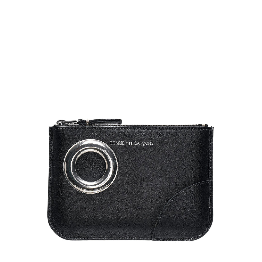 Silver Eyelet Coin Pouch