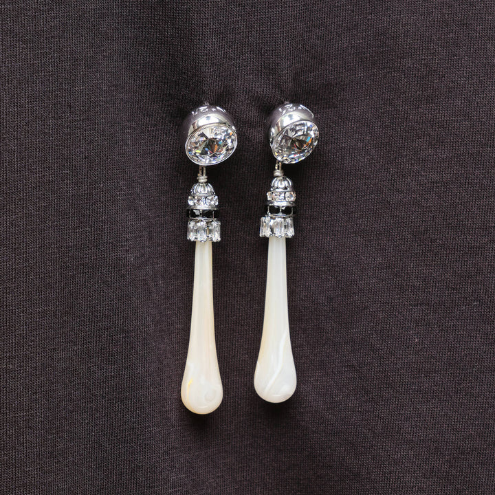 Jewel Earring Appliqué Tee