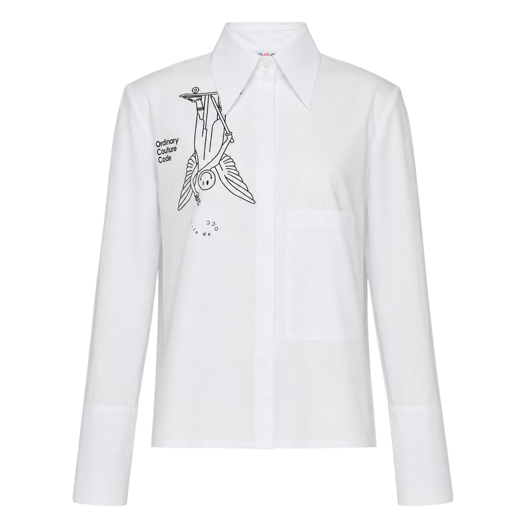 Graphic Flat Shirt