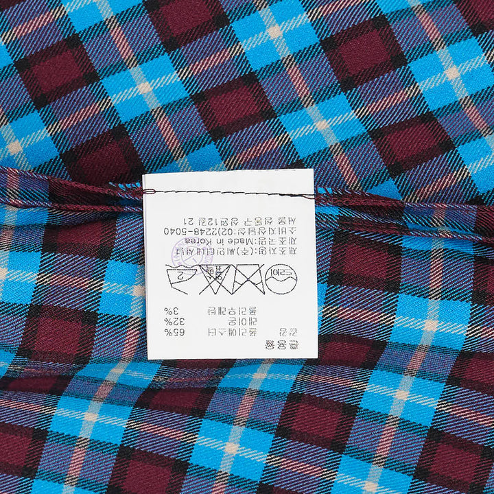 Overfit Checkered Shirt