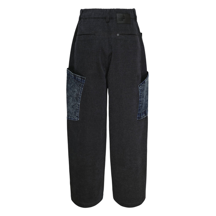 Denim Patch Brushed Jeans