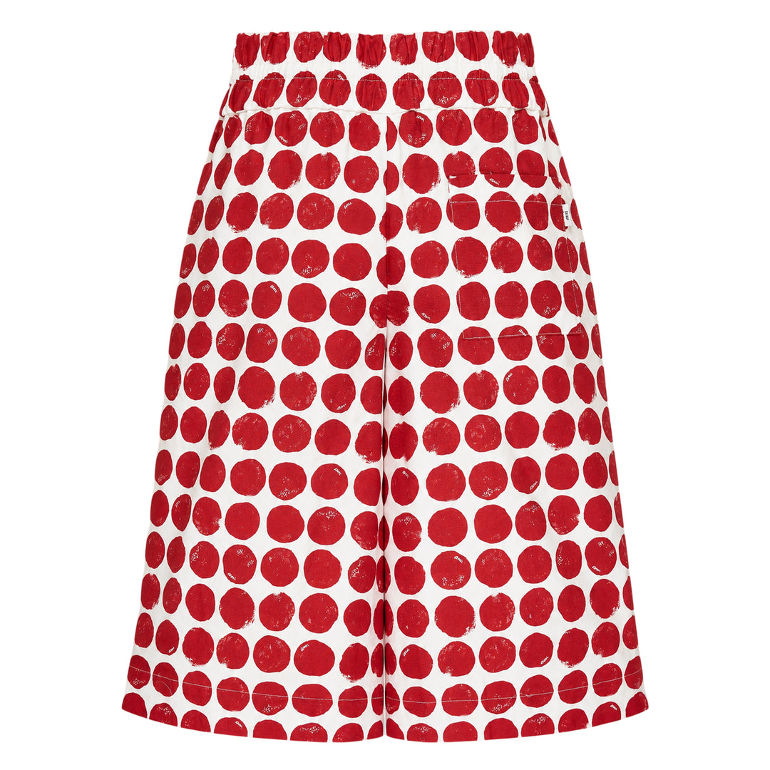 Large Polka Dot Bermuda Shorts