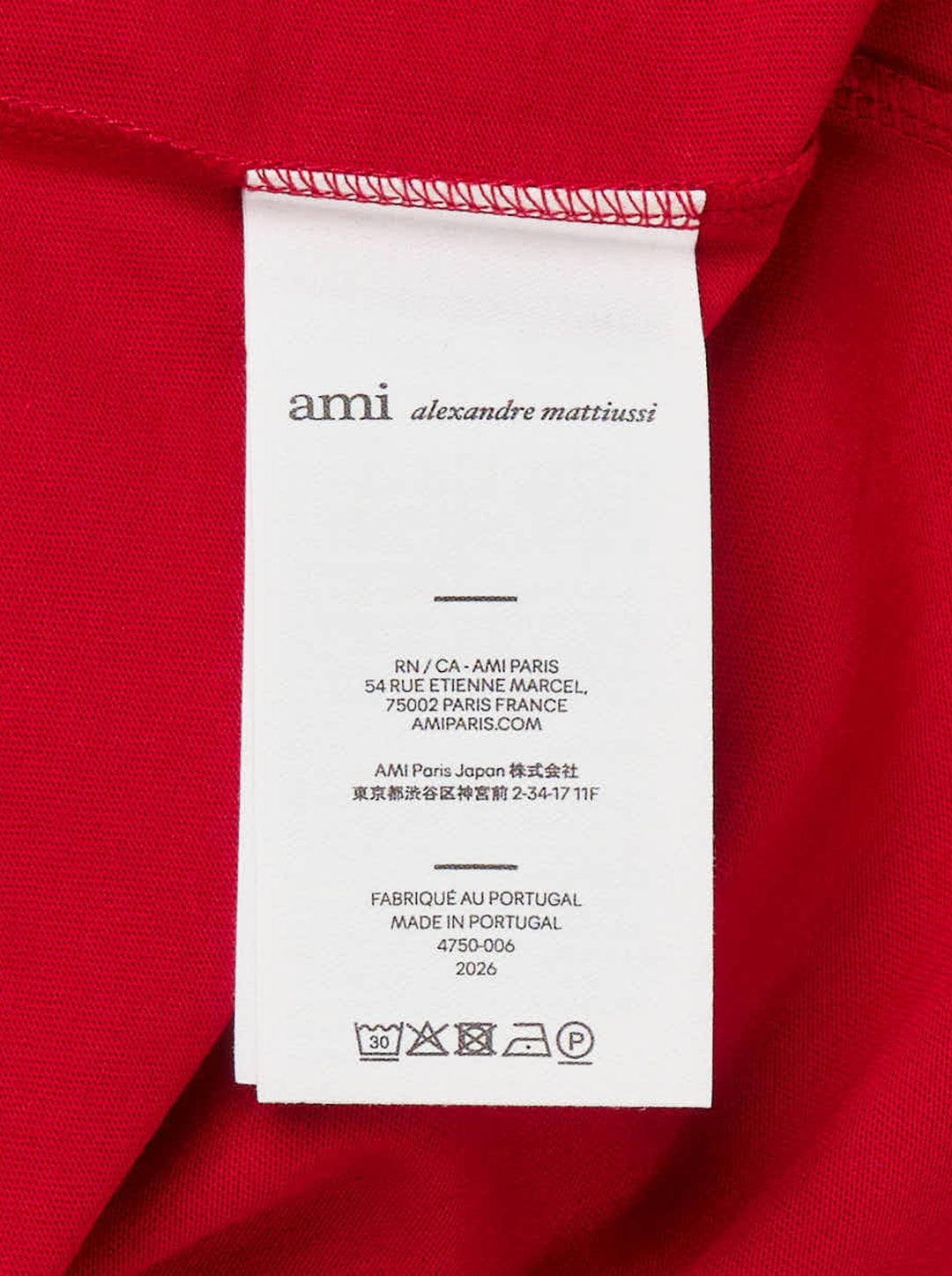 AMI Bicolor Ringer Tee - view 4