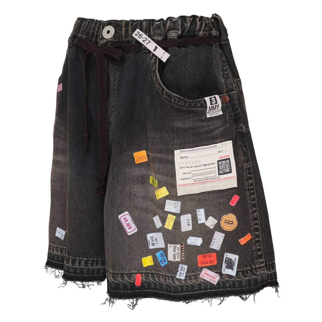 Huge Detail Denim Shorts