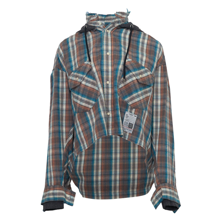 Hooded Check Shirt