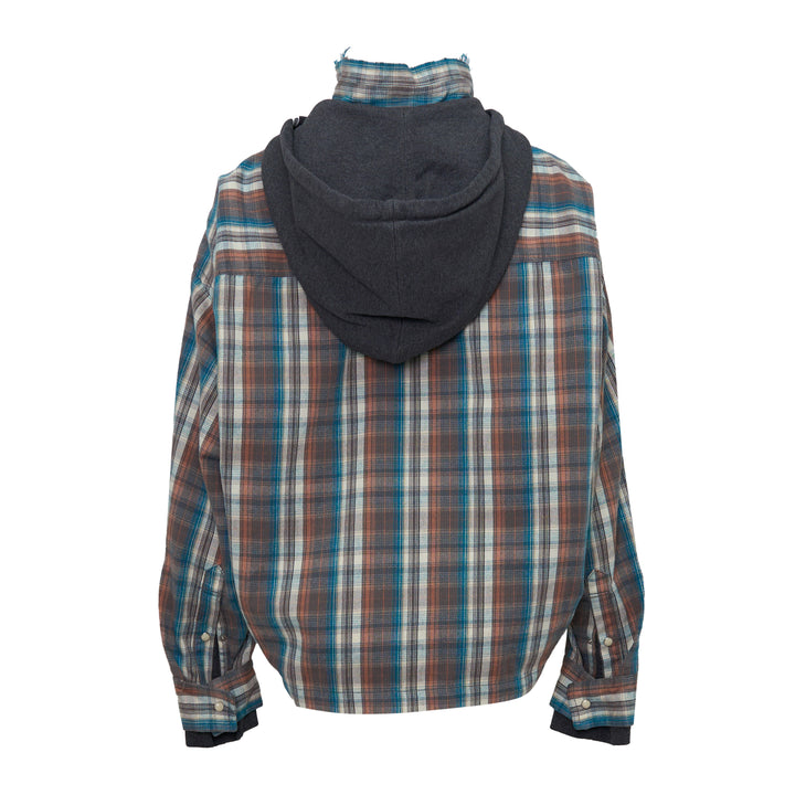 Hooded Check Shirt