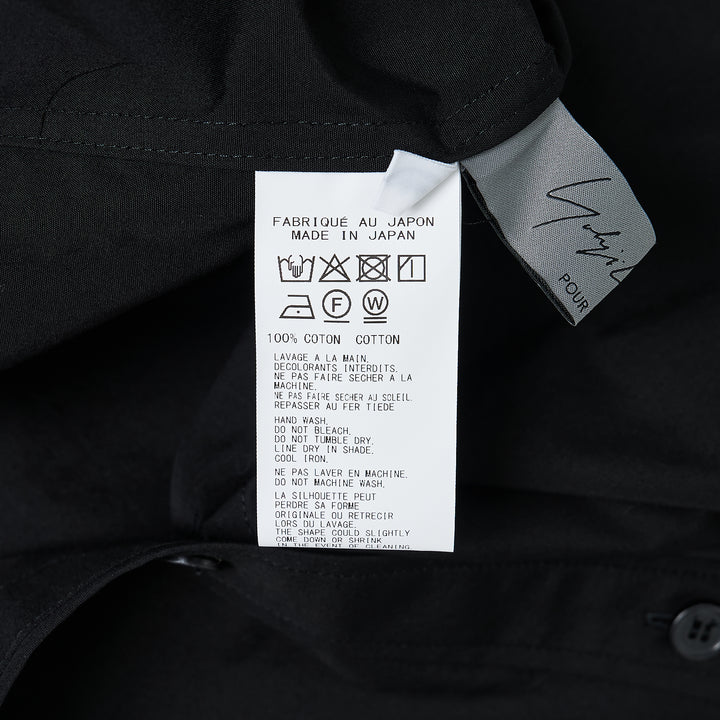 3 Flap Asymmetry Long Sleeve Shirt