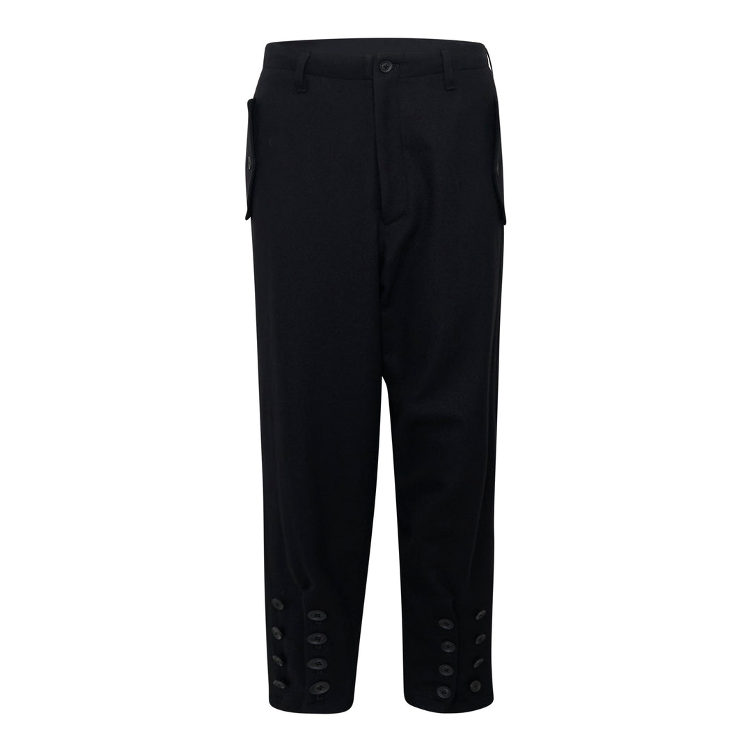 Hem Slit Button Pants