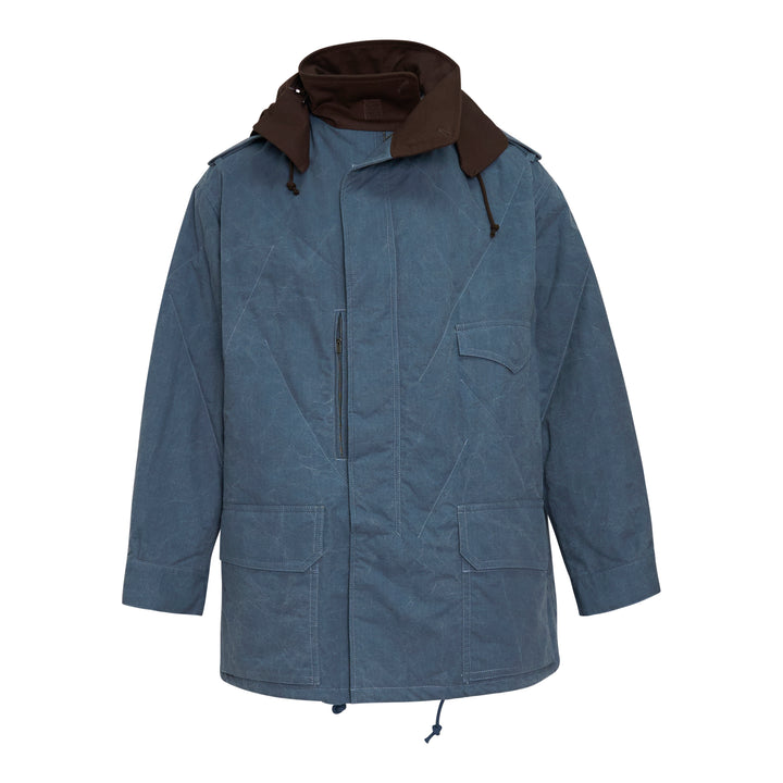 Hooded Stitch Blouson Coat