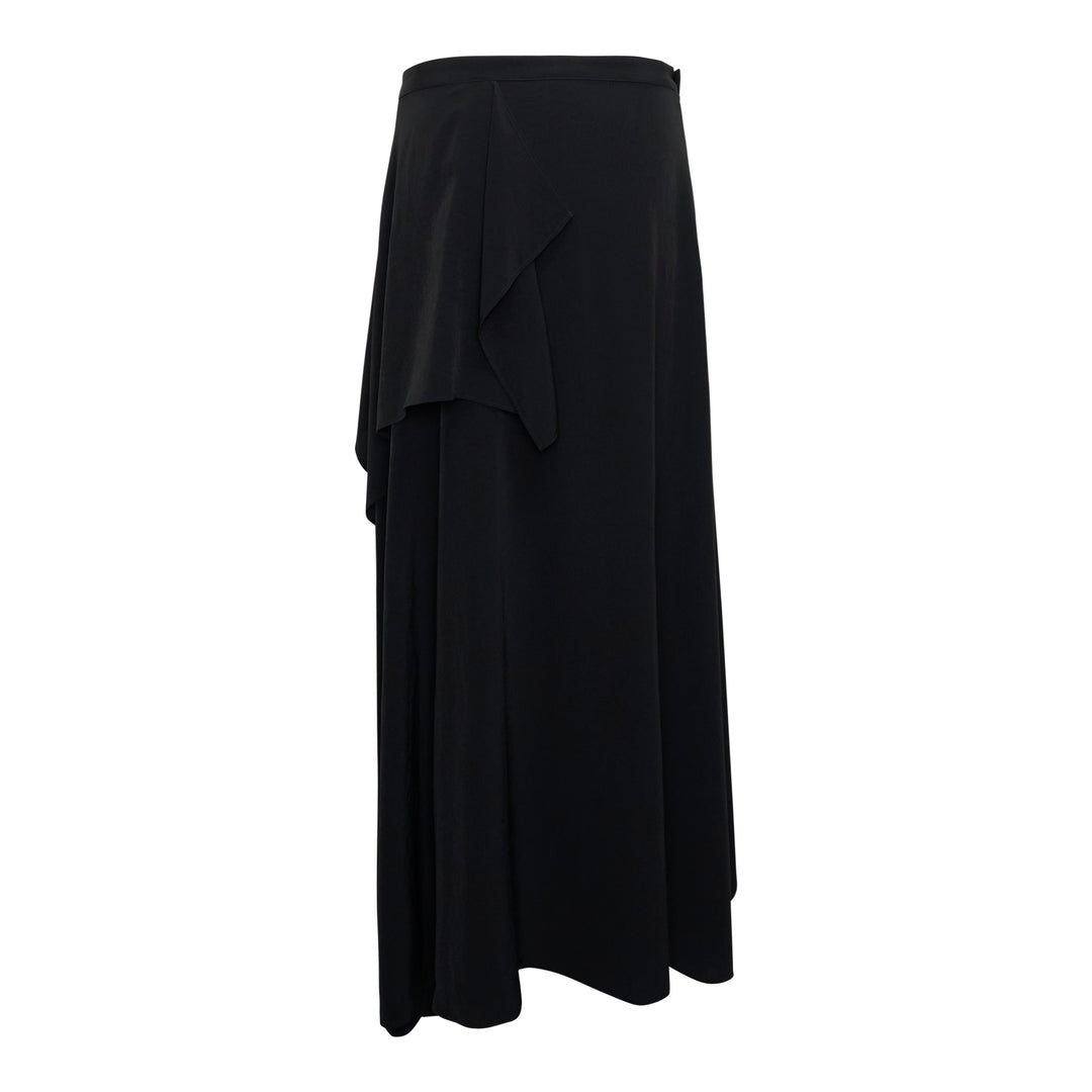 Asymmetric Drape Skirt