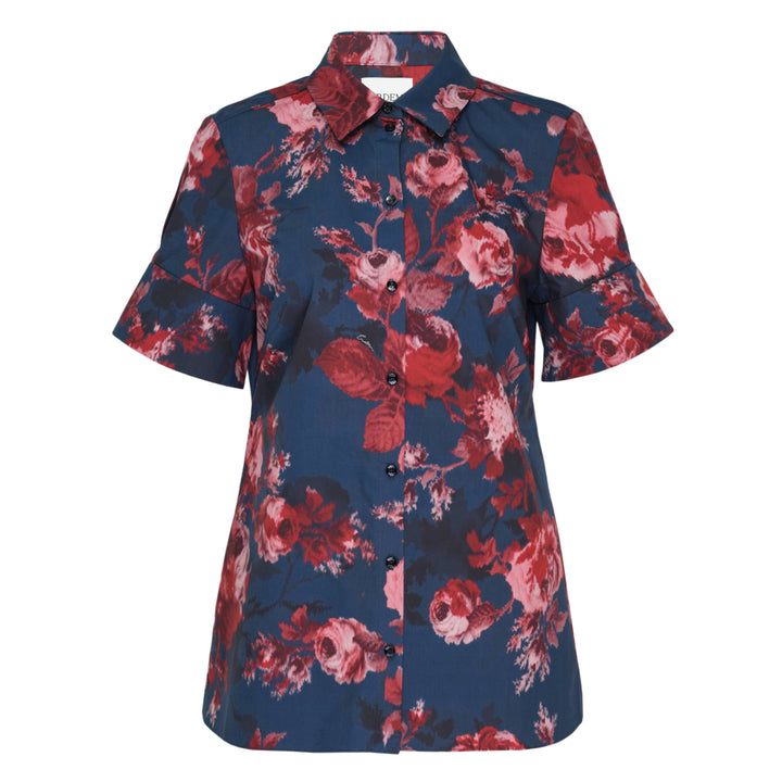 Floral Short Sleeve Blouse