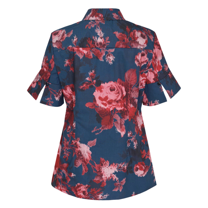 Floral Short Sleeve Blouse