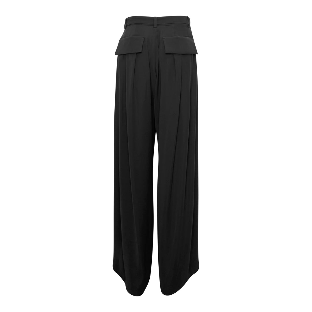 Crepe Back Satin Pants
