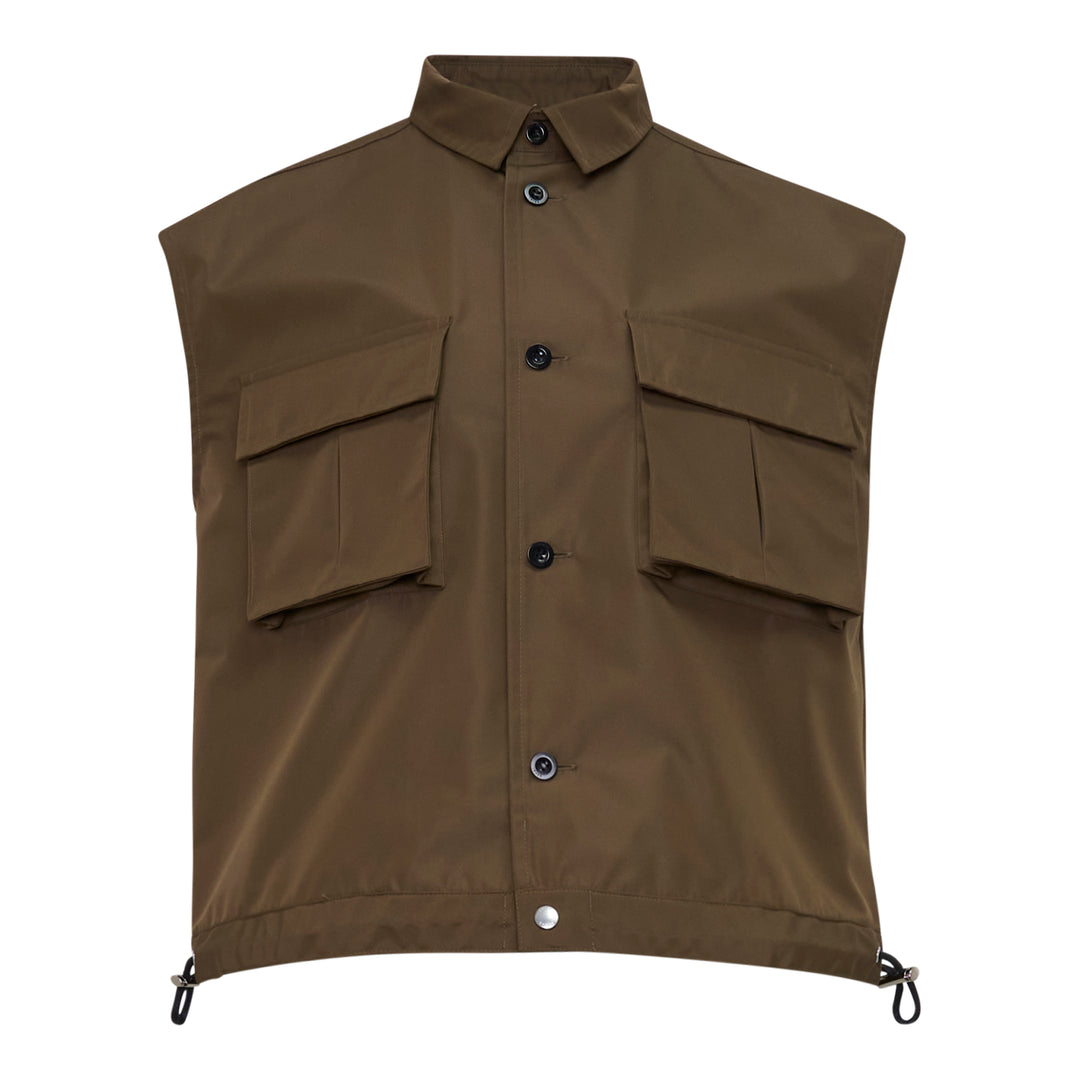Taffeta Bonding Satin Vest