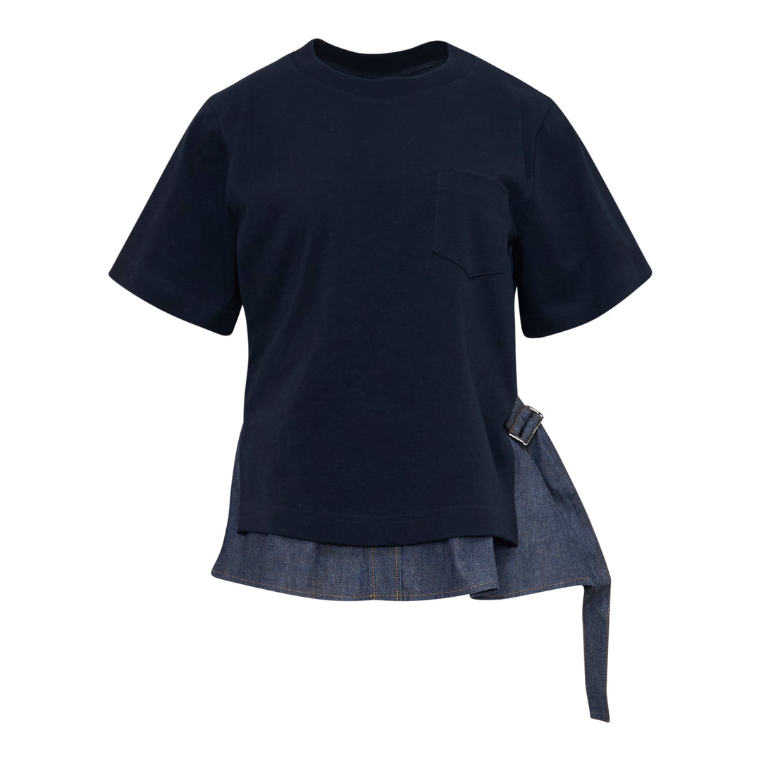 Denim x Cotton Jersey Tee